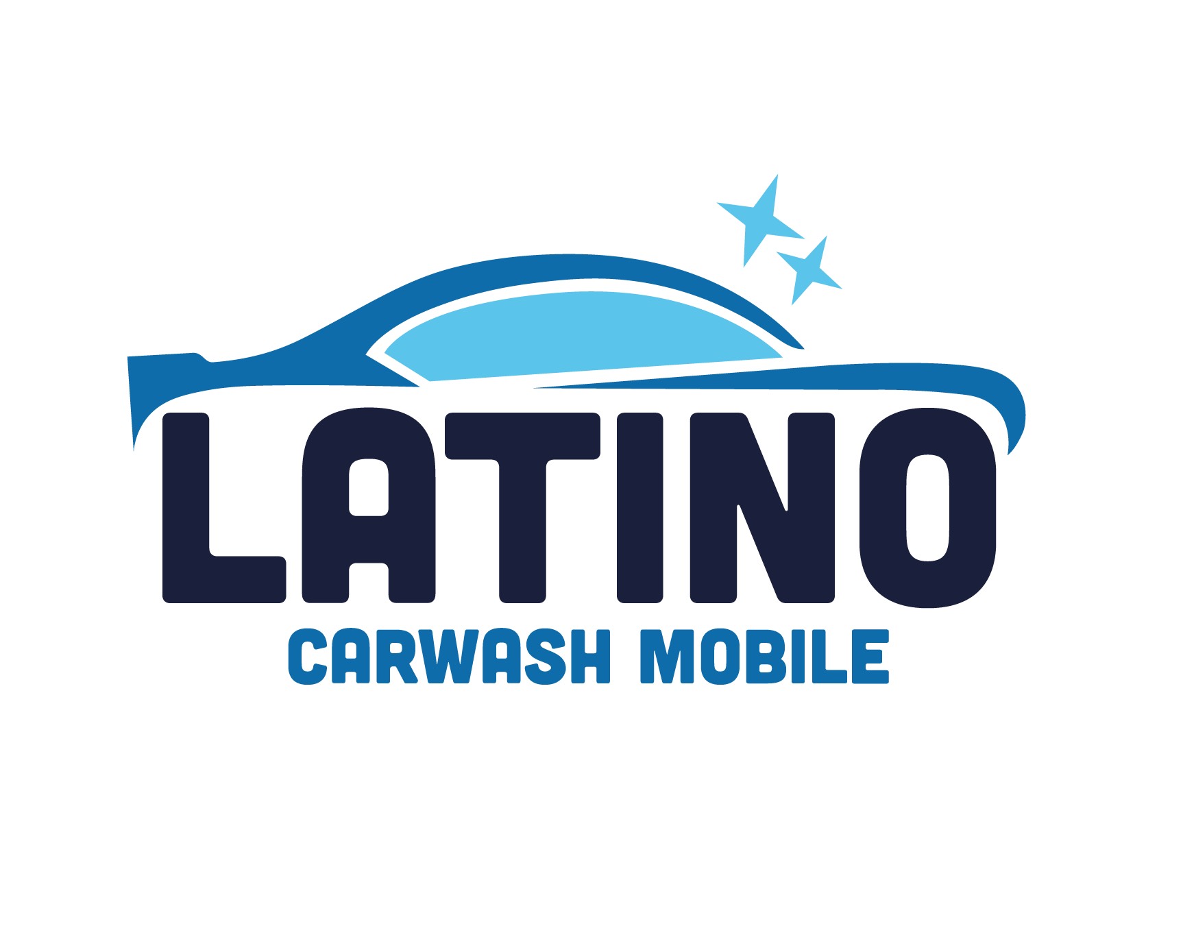 Latino Car Wash Mobile Logo